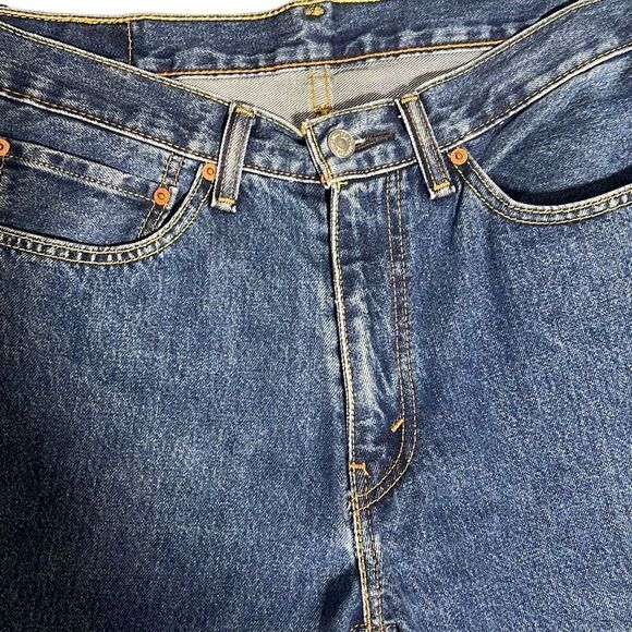 Levi’s Men 505 Jeans - Classic Fit, Size 34x34 - Picture 1 of 9